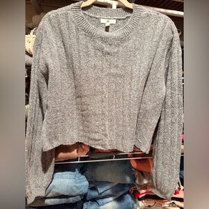 BP Cropped Sweater Grey